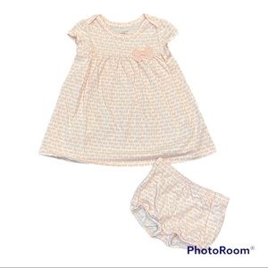 Pink elephants outfit with bloomers